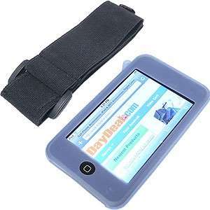  Light Blue Skin Cover w/ Armband for Apple iPod touch  
