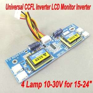 Universal CCFL Inverter LCD Monitor Inverter 4 Lamp 10 30V for 15 24 