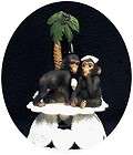Your My Cutie Funny Monkey Chimp Ape Wedding Cake topper Groom top 