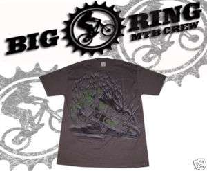 Big Ring Mountain Bike Choco SK Downhill Racer T Shirt  