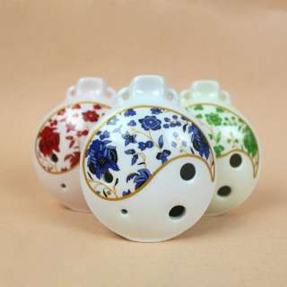 CHINESE HANDCRAFTED POTTERY OCARINA MUSICAL INSTRUMENT  