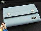 Ladies LACOSTE Pique Purse Wallet SLG6 Aqua Blue items in Lacoste Bags 