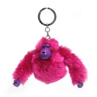 Kipling Hairy Collectable Monkey Keychain Pink  