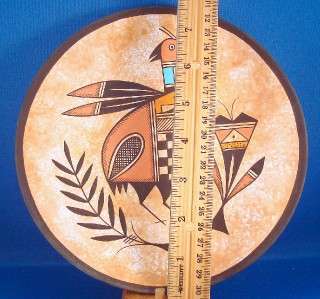 NATIVE AMERICAN NAVAJO INDIAN POTTERY QUAIL PLATE WESTLY BEGAYE  