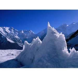  Ice Ridge on Tirich Glacier in Hindu Kush Range, Tirich 