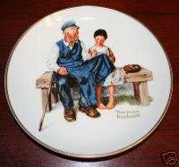 NORMAN ROCKWELL Lighthouse Keepers Daughter PLATE 1984  