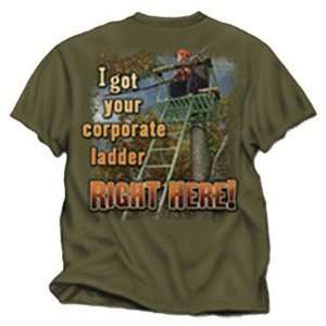  Buck Wear Corporate Ladder T Shirt XX Large Sports 