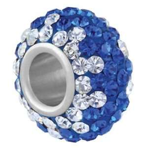   Tuxedo Blue Preciosa Crystal   Large Hole Bead Arts, Crafts & Sewing