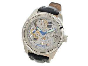    Android Naval Skeleton Mechanical Hand Wind Watch AD446BS