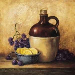   with Grapes and Lemons by Peggy Thatch Sibley 8x8