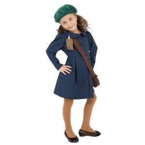   World War Ii Evacuee Girl Costume Medium Ages 7 9 Toys & Games