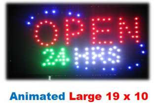 ANIMATED LED NAILS Neon Business SIGN Super 19x10 104  
