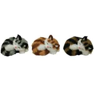 Cat Figure with Realistic Fake Fur, 12 pc