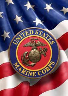 United States Marine Corps Marines Military Sm 12.5 x 18 2 Sided 
