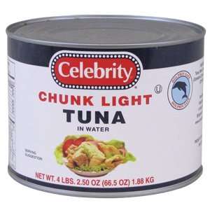 Chunk Light Tuna in Water 6 (66.5 oz.) Cans / CS