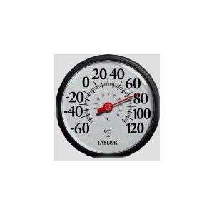 LARGE 13 DIAL OUTDOOR PATIO DECK WEATHER THERMOMETER  