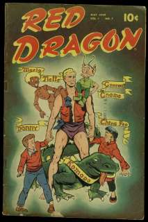 RED DRAGON COMICS #7 1949 2ND SERIES SMITH LAST ISSUE  