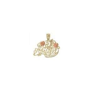  ZALES 14K Gold #1 Abuela Charm Pendant lockets Jewelry