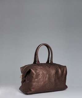 Yves Saint Laurent tobacco lambskin Easy medium bag