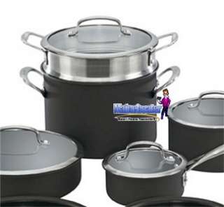   Anodized Chefs Cookware Pot Pans Skillet Set (We double box)  