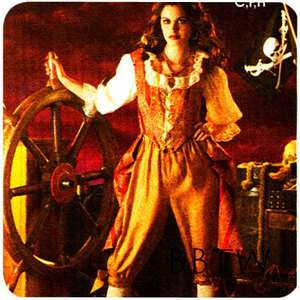   Steampunk pirate queen coat POTC costume pants PATTERN Renaissance