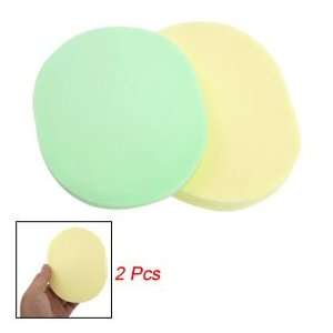  2 Pcs Cosmetic Oval Shaped PVA Facial Cleansing Sponges 