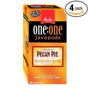 Melitta OneOne Java Pods, Southern Pecan Pie Flavored Coffee, 18 