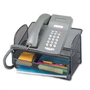  Safco® OnyxTM Mesh Telephone Stand ORGANIZER,PHONE STAND 