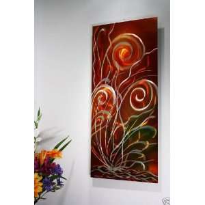  Modern Painting on Metal Wall Decor, Wall Art Sculpture 