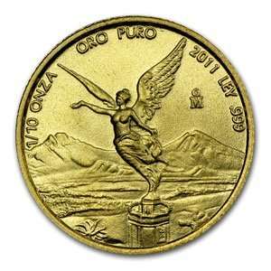 2011 1/10 oz Gold Mexican Libertad (Brilliant Uncirculated 