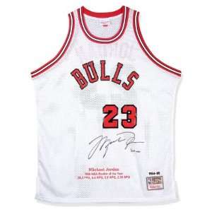 Michael Jordan Autographed Jersey Chicago Bulls Mitchell & Ness 1984 