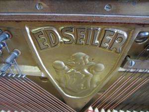 Ed Seiler Upright Piano W/ bench upright 88 key on wheels  