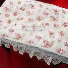 Shivering Lace Piano Stool Bench Ch​air Cover Peony