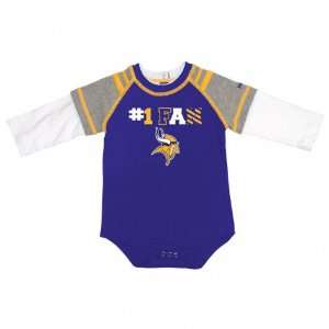  Minnesota Vikings Infant Long Sleeve Creeper and Pant Set 
