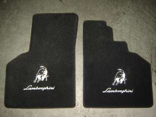   GALLARDO small bull and Letters FLOOR MAT SET 2 PCS RIGHT HAND DRIVE