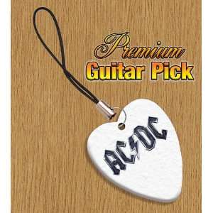  AC/DC Mobile Phone Charm Bass Guitar Pick Both Sides 