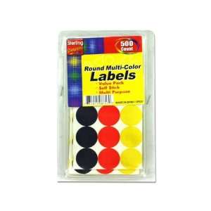  Round multi color labels   Pack of 24 Toys & Games