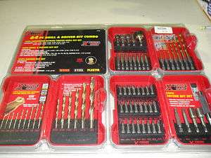NEW X Treme by KR Tools 64 pc drill & driver bit combo for wood, steel 