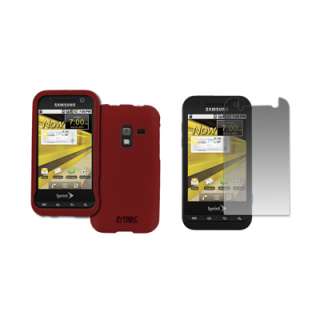   4G Red Hard Cover Case+LCD Screen Protector 886571316517  