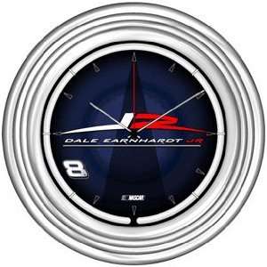 Dale Earnhardt Jr. Neon Nascar Clock 