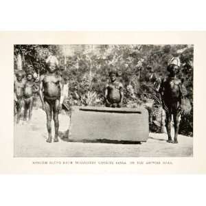  1905 Print Indigenous Monster Native drum Mokandindi Panga 