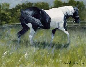 Calendar Horses Paint Arabian Palomino Painting Art  