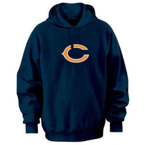  Chicago Bears Navy Tek Patch Hooded Sweatshirt Sports 
