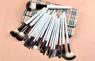 20 Piece Professional Makeup Cosmetic Brush Set Kit with Case Make Up 