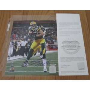  Autographed Jordy Nelson Picture   8 x 10 UDA 
