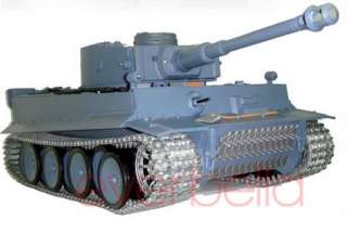 16 German TIger I RC Battle Tank w/ Airsoft gun Smoking & Sound 3818 