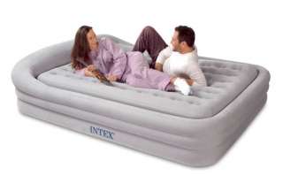   Queen Size Inflatable Comfort Mattress With Frame Bed NIB NEW  