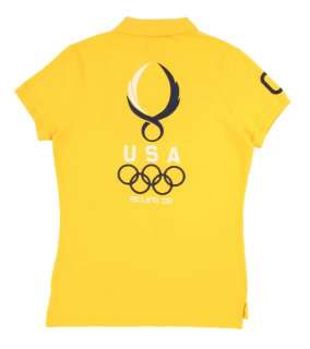 Ralph Lauren Big Pony USA Beijing Olympic Skinny Polo Shirt S New $125 