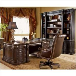   Office Suite with Loggia Bookcase in Dark Cherry