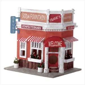   Old time Drugstore themed Birdhouse   Style 35145 Patio, Lawn